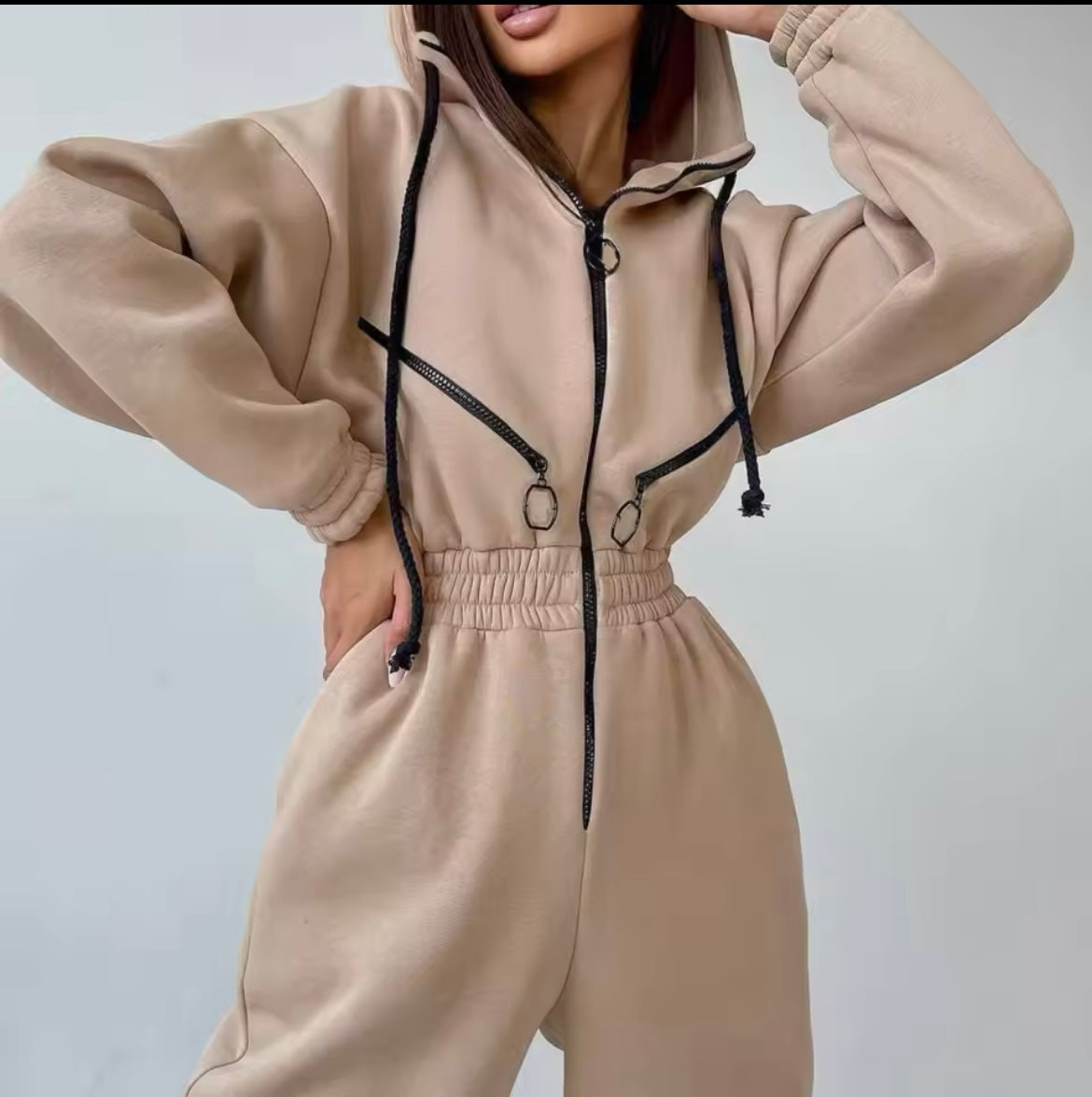 Zelma - Casual Damen Hoodie Set