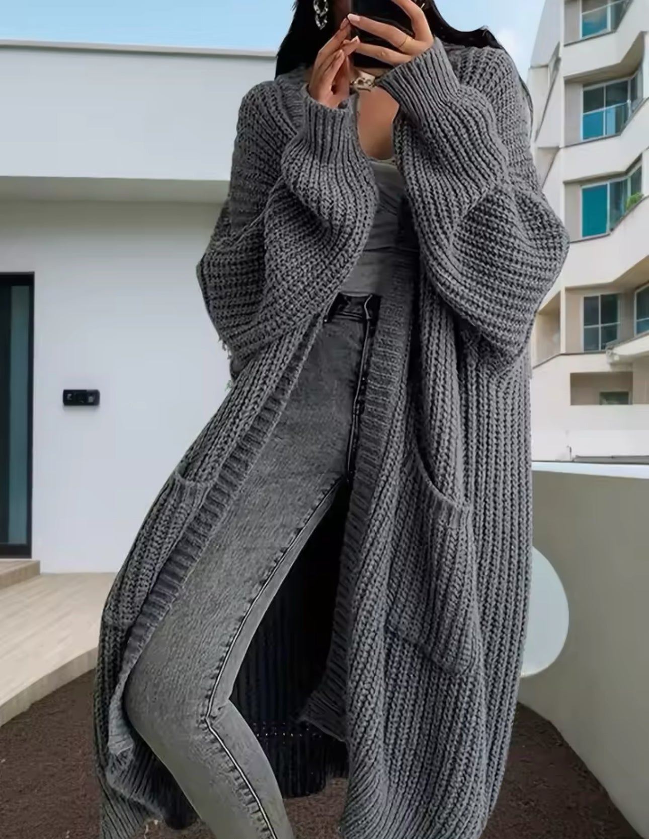 Bestie - Frauen Cardigan mit Taschen